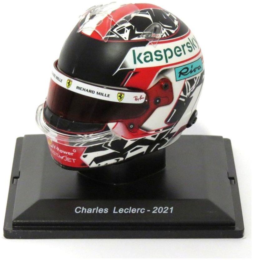 Atlas Editions 1:5th Scale Charles Leclerc - 2021 Ferrari F1 Helmet Collection