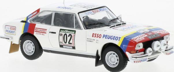 IXO 1:43 Scale Peugeot 504 Coupe V6 #2 Rally WM Rallye Cote d Ivoire 1978 J.P.Nicolas/M.Gamet