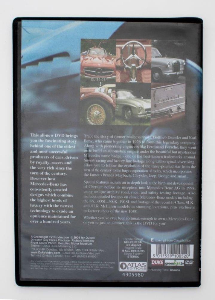 Atlas Editions 1:43 Scale DVD 'The Story of Mercedes-Benz' Pack of 10 English 86 minutes run time Region Free