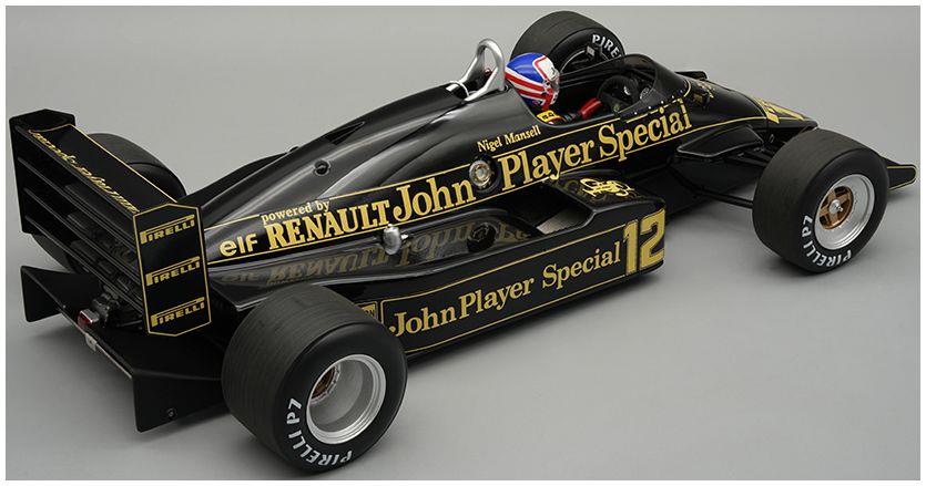 Tecnomodel  1:18th Scale Lotus 94T 1983 European #12 GP Nigel Mansell w/Driver (w/Showcase)