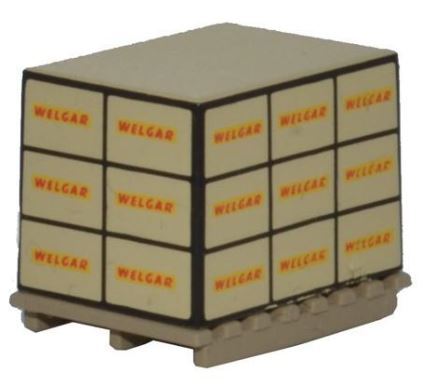 Oxford Diecast 1:76 Scale Pallet/Loads - Welgar  (x4)