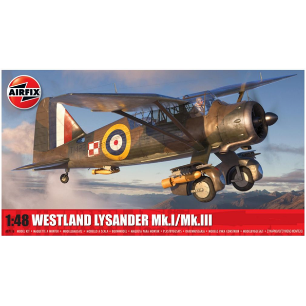 Airfix 1:48 Scale Westland Lysander Mk.I/Mk.III