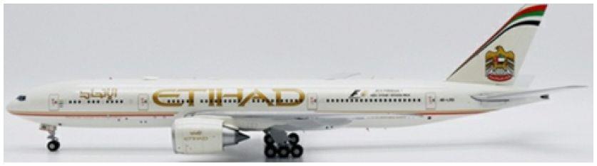 JC Wings 1:200th Scale Boeing 777-200LR Etihad Airways 2015 F1 A6-LRD w/Stand