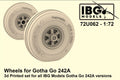 IBG 72U062 1/72 Scale Wheels for Gotha Go-242A