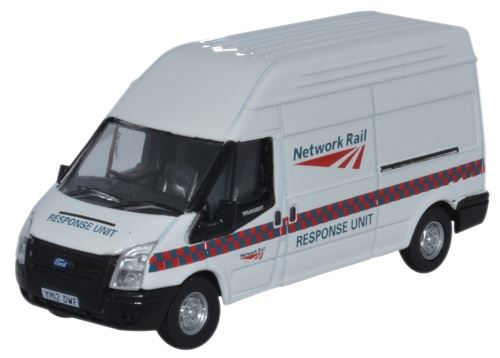 Oxford Diecast 1:76 Scale Ford Transit LWB High - Network Rail Respo