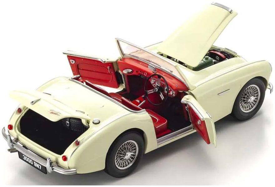 Kyosho 1:18 Scale Austin Healey 3000 BN7 English White