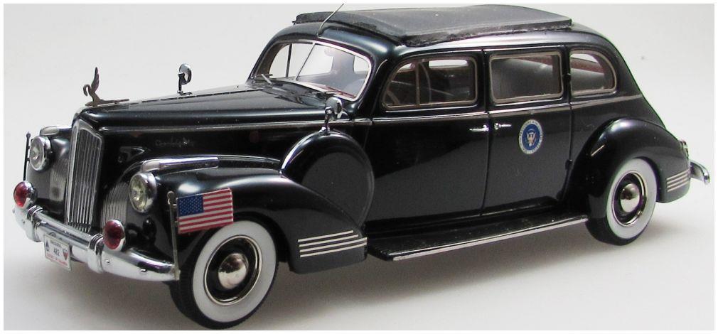 Esval 1:43rd Scale Packard 180 Franklin D. Roosevelt Parade Limousine w/Closed Roof 1941