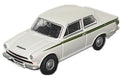 Oxford Diecast 1:76 Scale Ford Cortina Mk1 - Ermine White/Green