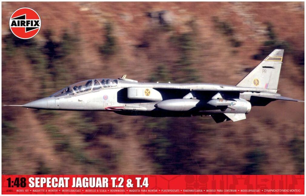 Airfix  1:48th Scale Sepecat Jaguar T.2 and T.4