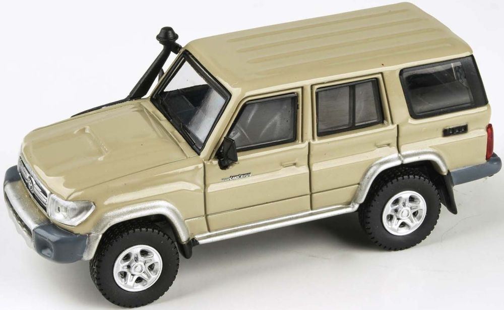 Paragon 1:64 Scale Toyota Landcruiser LC76 Sandy Taupe 2014 (RHD)
