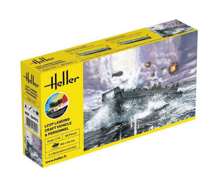 Heller 56995 1/72 Scale Gift Set – LCVP Landing Craft Vehicle & Personnel