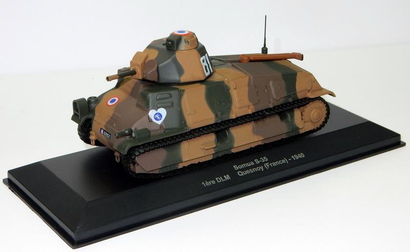 Atlas Editions 1:43 Scale Somua S35 1st DLM Quesnoy (France) 1940
