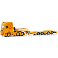 WSi 1:50 Scale Scania S Highline CS20H 6x2 Twinsteer Broshuis Wheel Well Semi Lowloader Einhaus