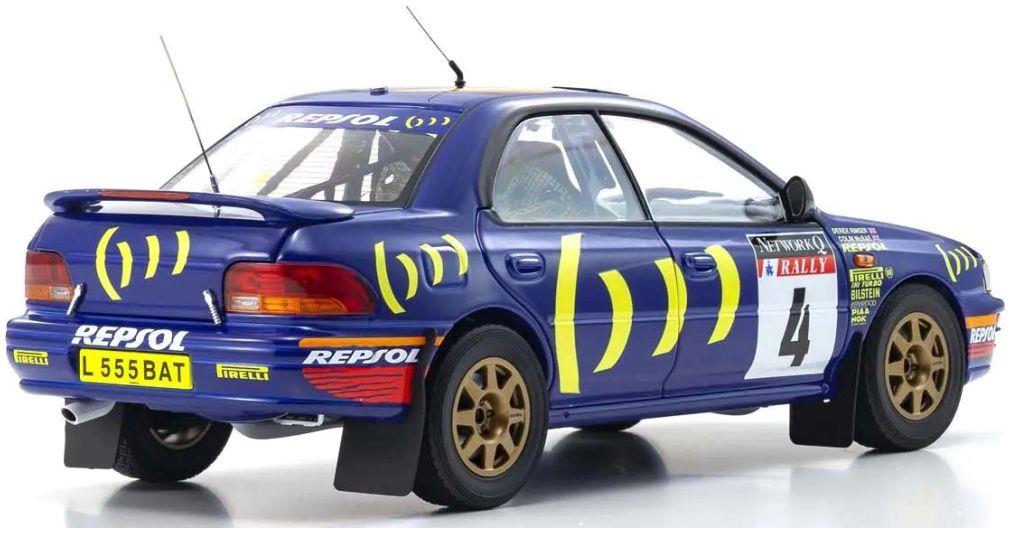 Kyosho 1:18 Scale Subaru Impreza #4 Colin McRae/Derek Ringer Winner 1994 RAC