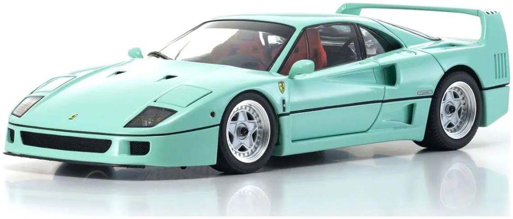 Kyosho 1:18 Scale Ferrari F40 Mint Green 1987 Die-Cast Collection