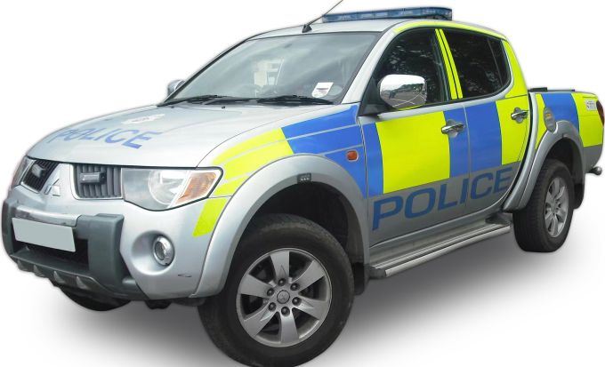 Vitesse 1:43 Scale Mitsubishi L200 Gloucestershire Police Dept (Limited Edition 399pcs)