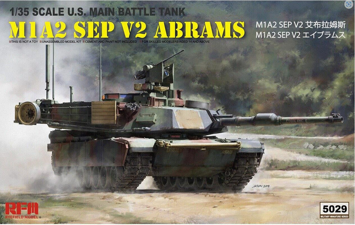 Rye Field UK  5029 1/35 Scale M1A2 SEP V2 ABRAMS US ARMY MBT
