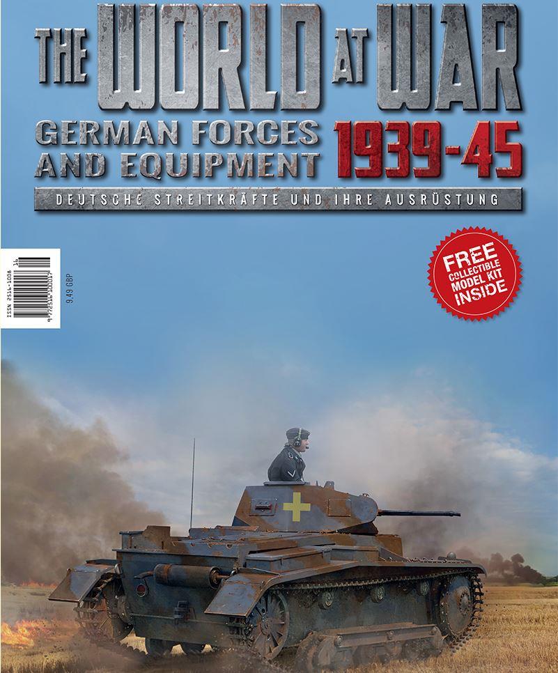 World At War 1/72 Scale Pz.Kpfw.II Ausf.B MAGAZINE AND Model WAW007