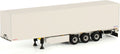Wsi Box Trailer 3ax - White  1:50 Scale
