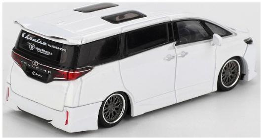 Mini GT 1:64th Scale Toyota Vellfire 40 Kuhl White (LHD) Blister Packaging