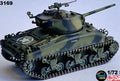 Dragon 1:72 Scale M4A1 (76)W VVSS Sherman France 1944