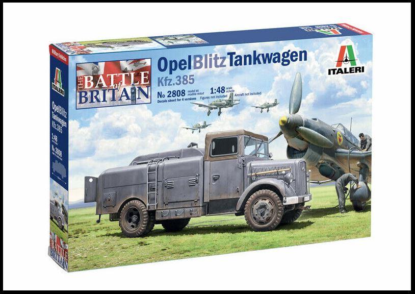Italeri 1/48 Scale Opel Blitz Tankwagen kfz.385 B.o.B 80th Anniversary IT2808