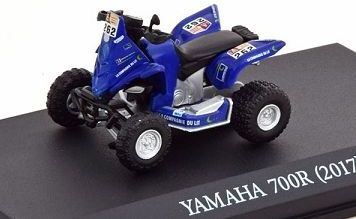 Atlas Editions 1:43 Scale Yamaha 700R (2017) Quad #262 - Blue (1:43) Collection Dakar