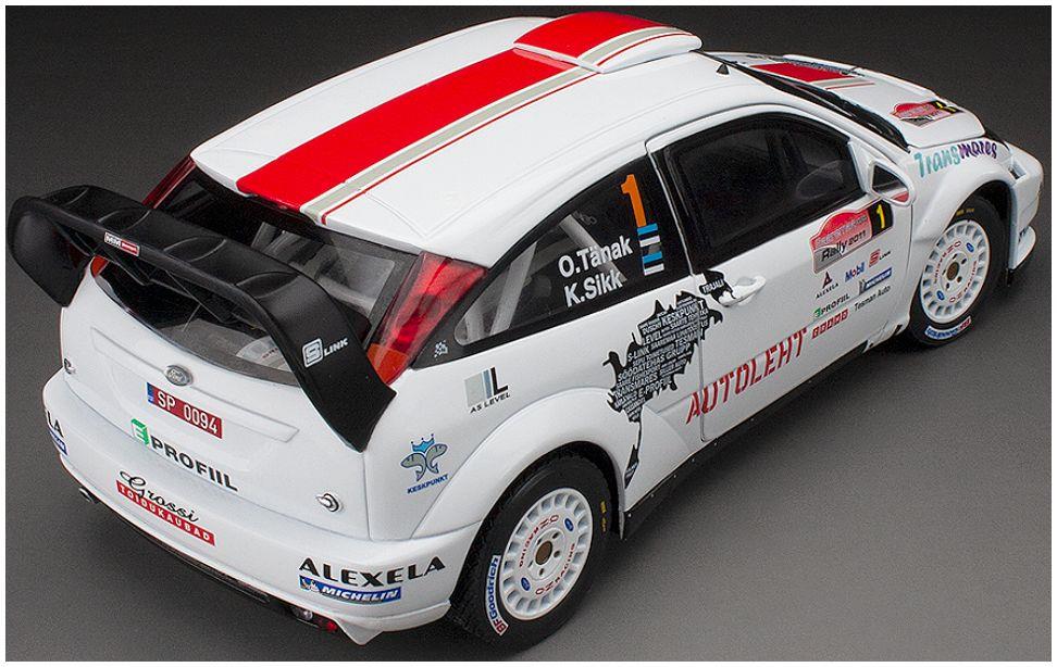 Sunstar 1:18 Scale Ford Focus RS WRC '03 #1 O.Tanak/K.Sikk 1st Saaremaa Rally 2011 (Limited 1999pcs)