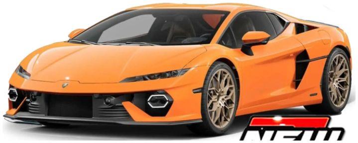 Bburago 1:18th Scale Lamborghini Temerario 2025 Orange