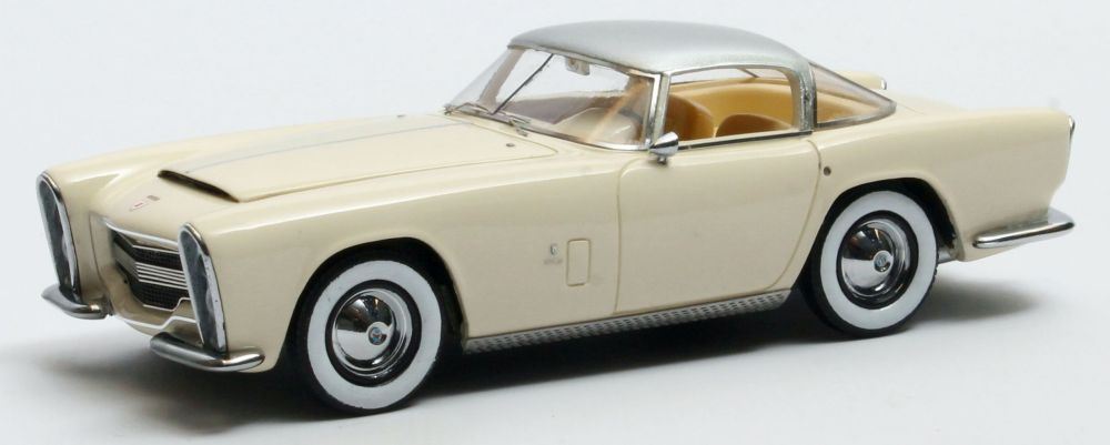Matrix 1:43 Scale Dodge Storm Zeder Z-250 Bertone White 1953