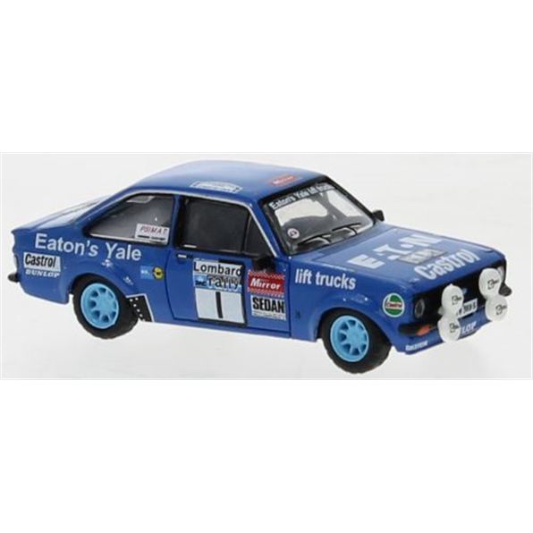 Brekina  1:87th Scale Ford Escort RS 1800 #1 Rallye RAC Lombard 1979 H.Mikkola