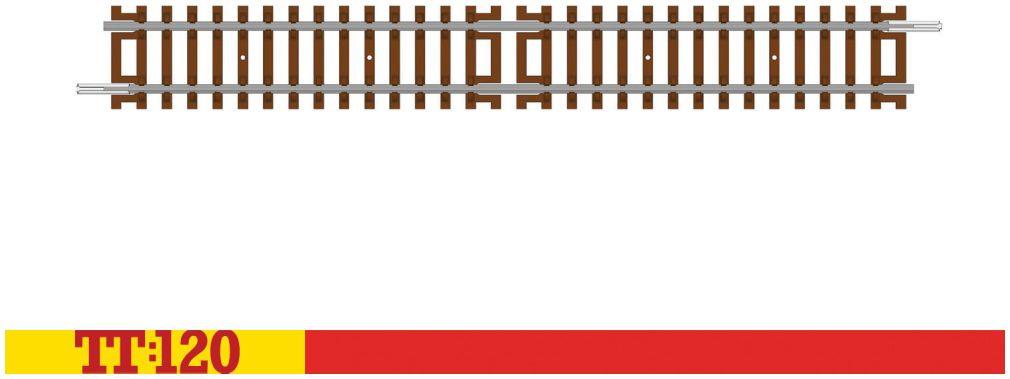 Hornby TT Scale Extended Half Straight Track