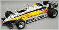 Tecnomodel  1:18th Scale Renault RE30B 1982 Winner Brazil GP #15 Alain Prost w/Showcase