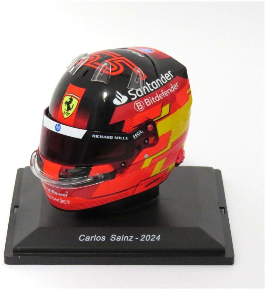 Atlas Editions 1:5th Scale Carlos Sainz - 2024 Ferrari F1 Helmet Collection
