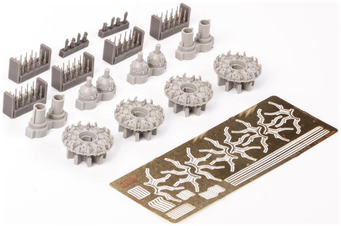 Eduard 1:48th Scale B-17F Engines (x4)
