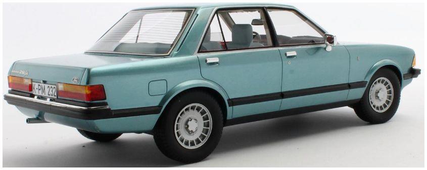 Cult Models 1:18 Scale Ford Granada 2.8 Ghia Saloon Blue Metallic 1978