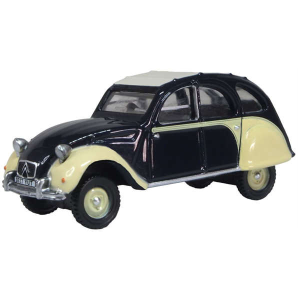 Oxford 1:76 Scale Citroen 2CV Dolly Blueberries & Cream