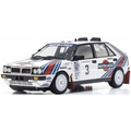 Kyosho 1:18th Scale Lancia Delta HF 4WD Olympus Rally 1987 Martini Rossi #3