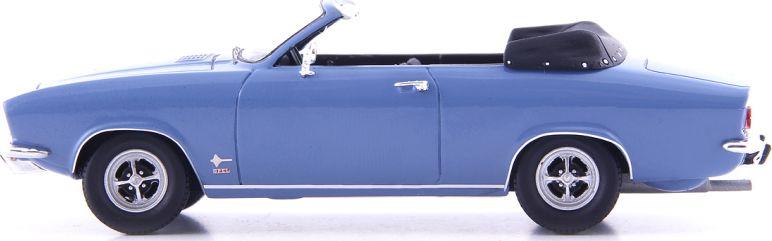 Autocult 1:43 Scale Opel Manta A Cabriolet Karmann Blue