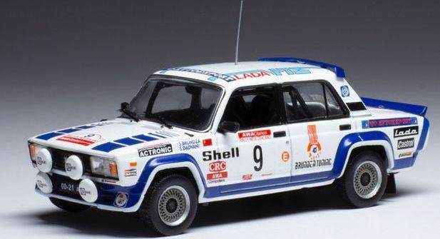 IXO 1:43 Scale Lada 2105 VFTS #9 Rallye WM Rallye Neuseeland 1985 S.Brundza/S.Dadvani