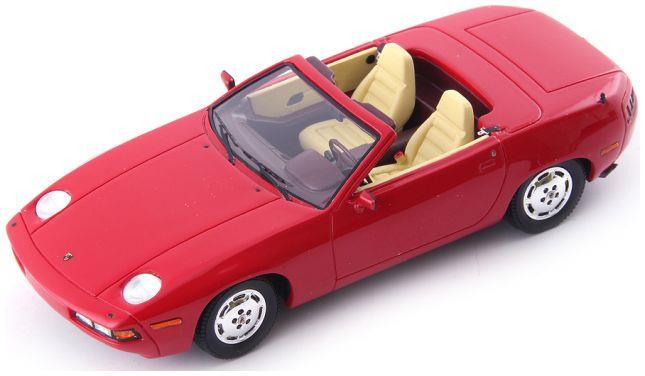 Autocult 1:43 Scale Porsche 928 Convertible Carelli Design Red
