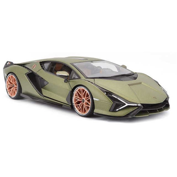Burago 1:18 Scale Lamborghini Sian FKP 37 2019 Green