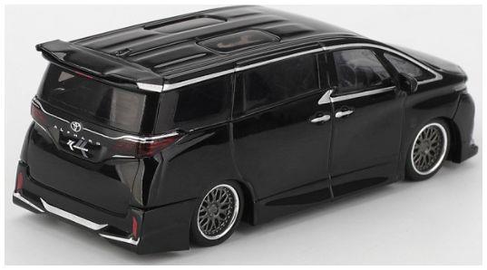 Mini GT 1:64th Scale Toyota Alphard 40 Kuhl Black (LHD) Blister Packaging