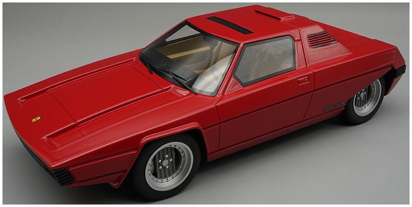 Tecnomodels 1:18 Scale Ferrari 308 GT Bertone Rainbow 1976 Red