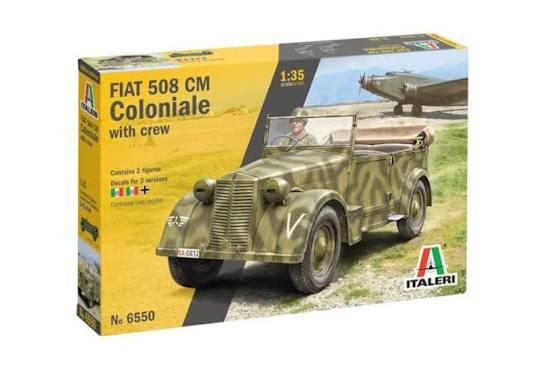 ITALERI IT6550 1/35 Scale   FIAT 508 COLONIALE WITH CREW