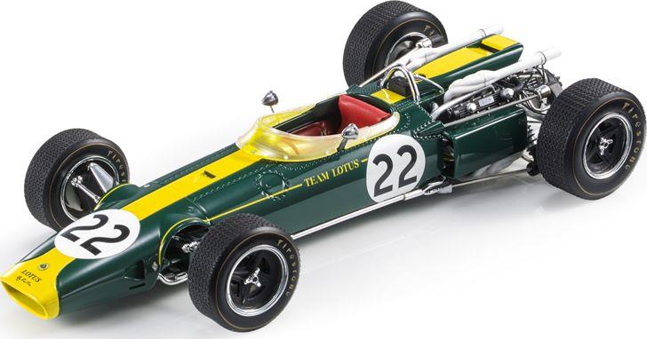 GP Replicas 1:18 Scale Lotus 43 #22 Jim Clark Italy GP Monza 1966 Openable Engine