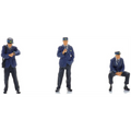 Artitec 1:87 Scale Conductors on Platform 1990s (3x) (NS) Ready-Made Figures