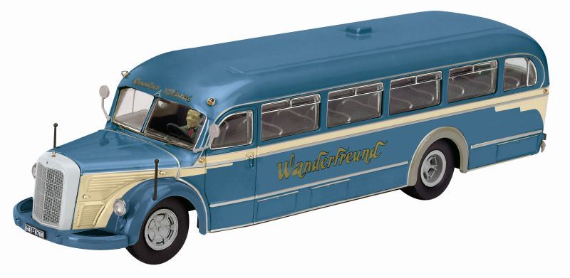 Schuco 1:43 Scale MB O6600 Bus - Wanderfreund