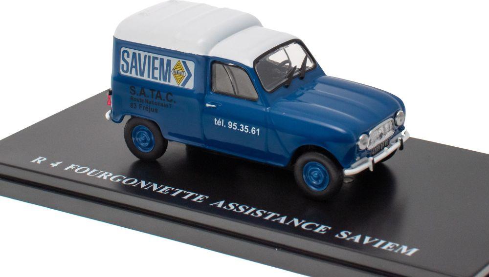 Atlas Editions 1:43 Scale Renault R 4 Fourgonnette Assistance Saviem 1967 Renault Commercial Collection-Blister