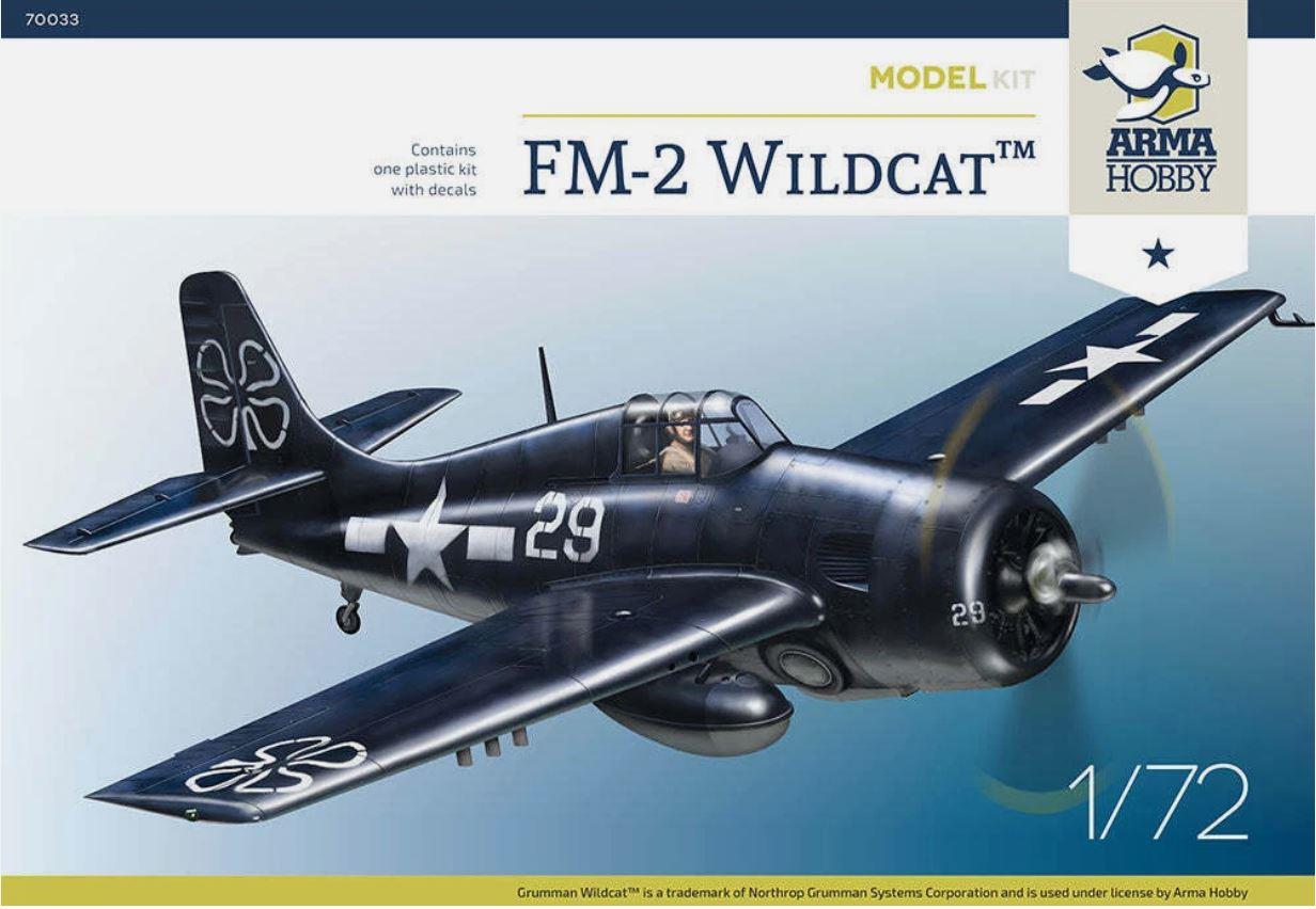 Arma Hobby  70033 1/72 Scale US Navy General-Motors FM-2 Wildcat Model Kit HELL IN THE PACIFIC